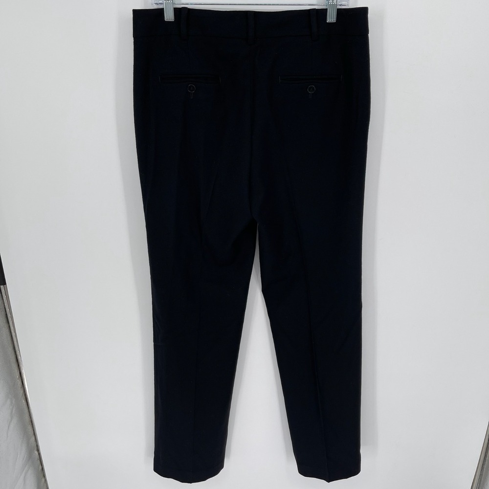 Talbots Women's Black Heritage‎ Wool Blend Straight Leg Dress Pants Size 10 - Picture 2 of 5
